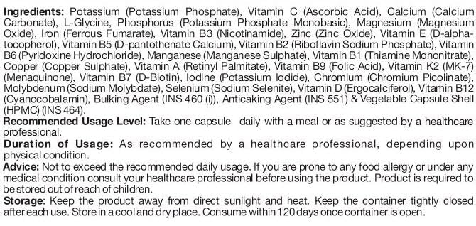 HealthyHey Nutrition MultiVitamin for Men - Multi-Vit Daily - 13 Vitamins & 12 Minerals - 90 Vegetable Capsules