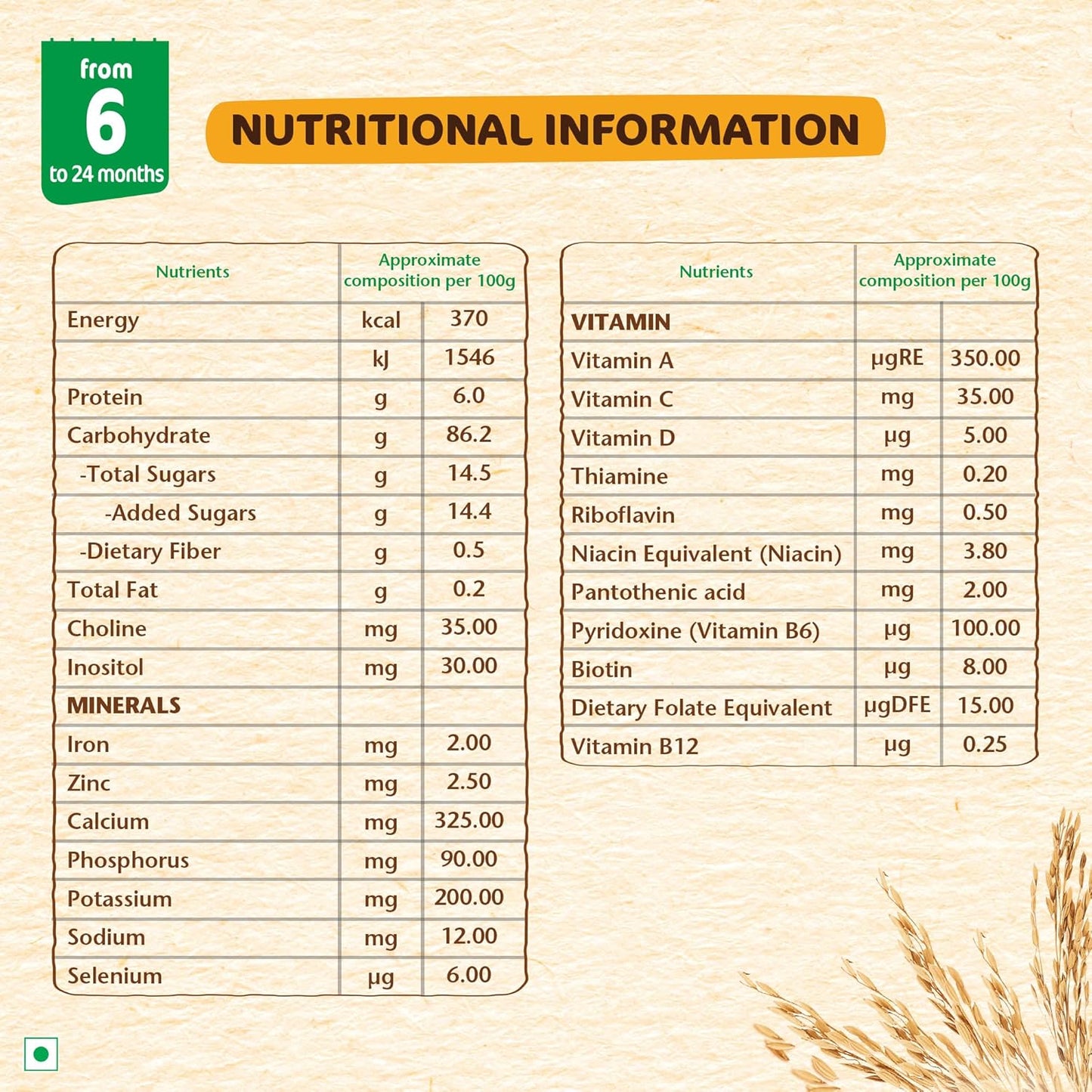 Nestum Baby Cereal â€“ From 6 to 24 Months, Rice, 300g/325g, Bag-in-Box Pack (weight may vary)
