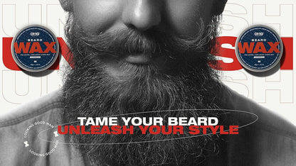 OMG Beard Wax 100gm | Frizz Control | Long Lasting Hold | Strong Hold | Enriched with Vitamin C | 100% Natural Ingredients