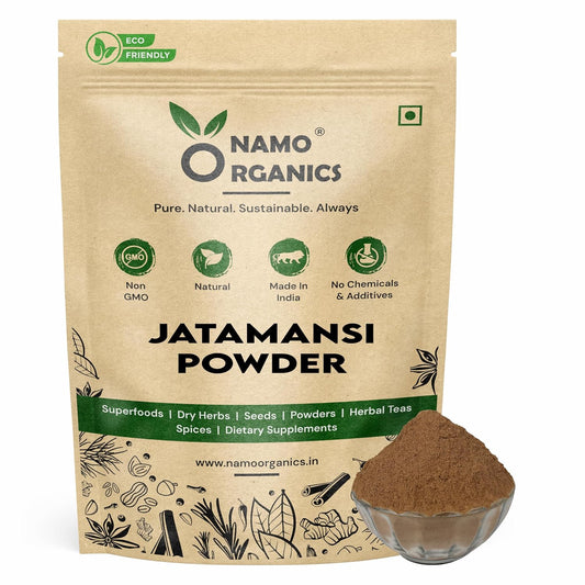 Organic Jatamansi Powde -100 g | jatamansi root For Strong, Shiny, and Silky Hair | For Dandruff & Spilt Ends Free Hair | Moisturizes Scalp