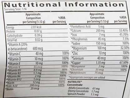 NUTRILITE Daily Multivitamin & Multimineral Tablet (120N Tablets)