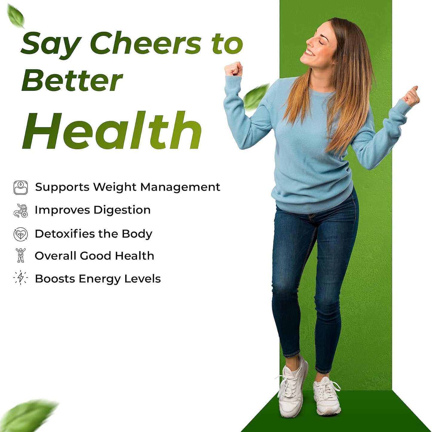 Health Veda Organics Apple Cider Vinegar 500 mg I 60 Veg Capsules I Weight Loss Management, Improves Cholesterol Levels & Supports Digestive Health I For both for Men & Women