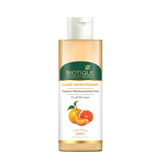 Biotique Advanced Organics Clear Improvement Vitamin C Illuminating Body Wash 200Ml