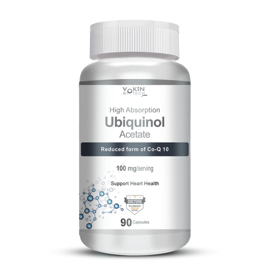 Vokin Biotech Ubiquinol - Acetate â€“ Support Heart Health (90 Capsules)
