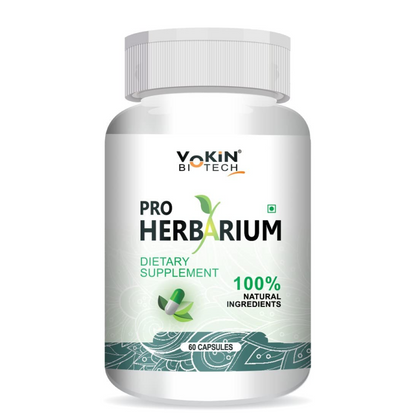 Vokin Biotech Pro Herbarium Protects Liver, Heart, Lungs, Stomach & Skin from Parasites (60 Capsules)