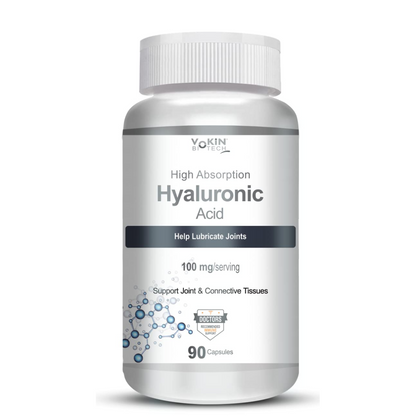 Vokin Biotech Hyaluronic Acid - Support Joint & Connective Tissues â€“ 100mg (90 Capsules)