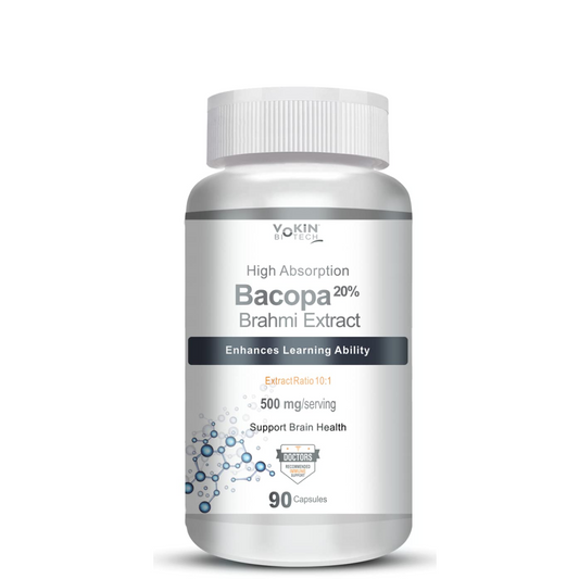 Vokin Biotech Bacopa Brahmi Extract- Support Brain Health- 500mg- (90 capsule)