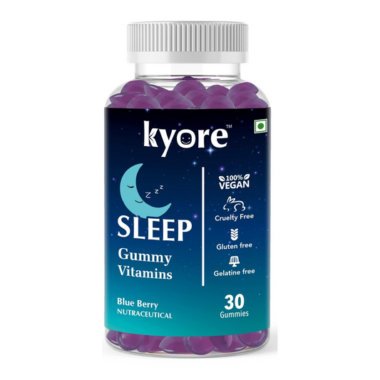 Nutrition Melatonin Sleep Gummies, 7mg Melatonin with Chamomile & Tagar - Blueberry Flavor, Non-Habit Forming, Promotes Restful Sleep | For Adults | 30 Gummies