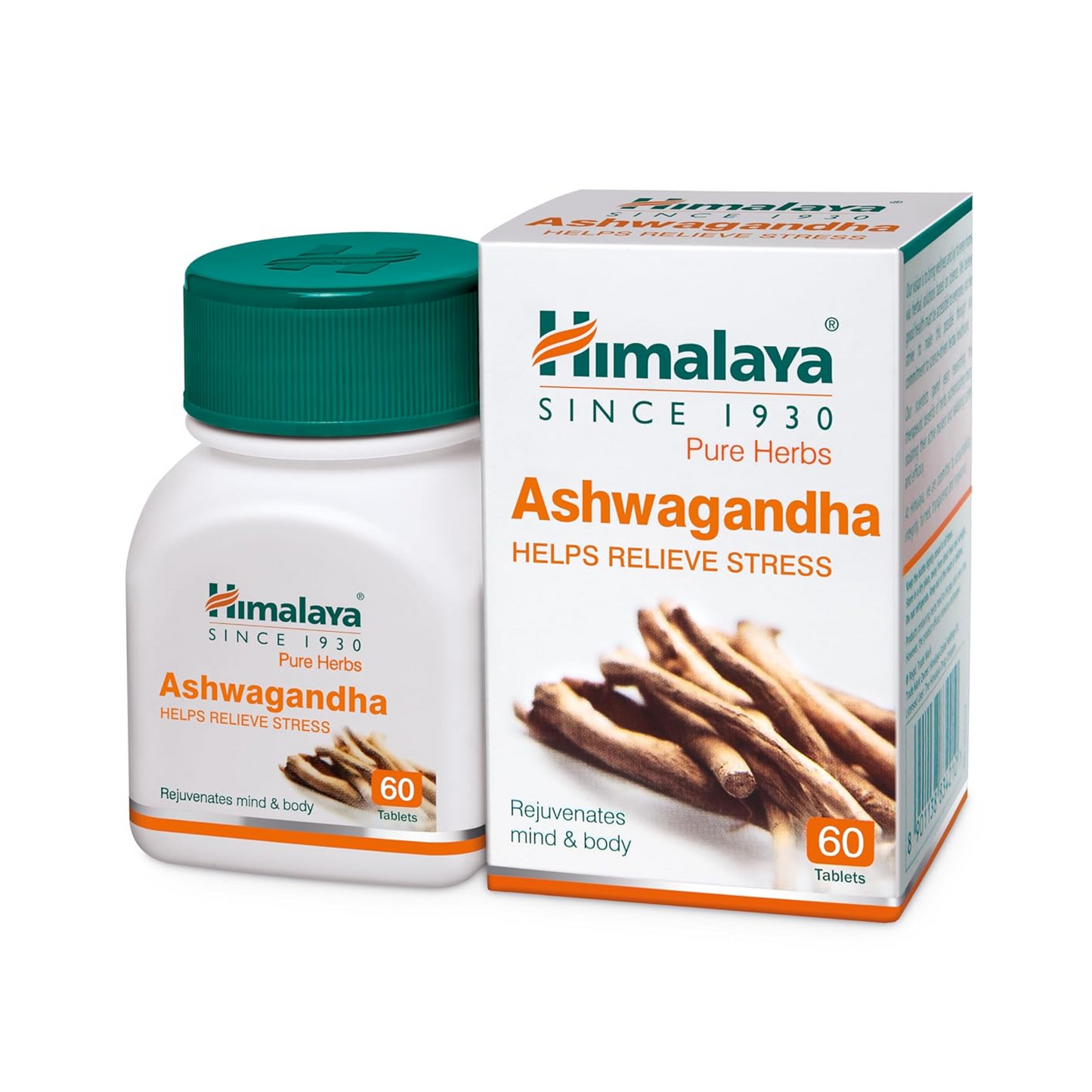 Himalaya Ashvagandha - General Wellness Tablets, 60 Tablets | Stress Relief | Rejuvenates Mind & Body