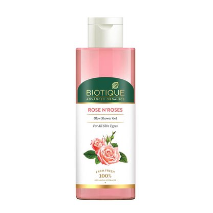 Biotique Advanced Organics Rose N'Roses Glow Shower Gel 200Ml