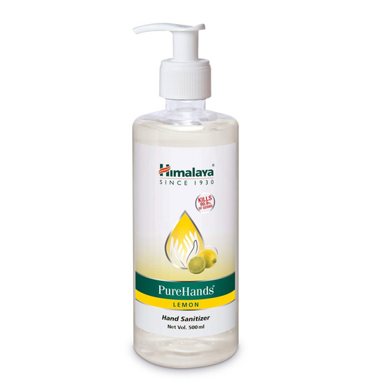 Himalaya Pure Hands | Hand Sanitizer - 500 ml (Lemon) (Packaging may vary)