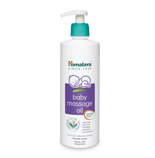 Himalaya Baby Massage Oil for Strong bones & muscles â€“ 500ml | No.1 Doctor Prescribed