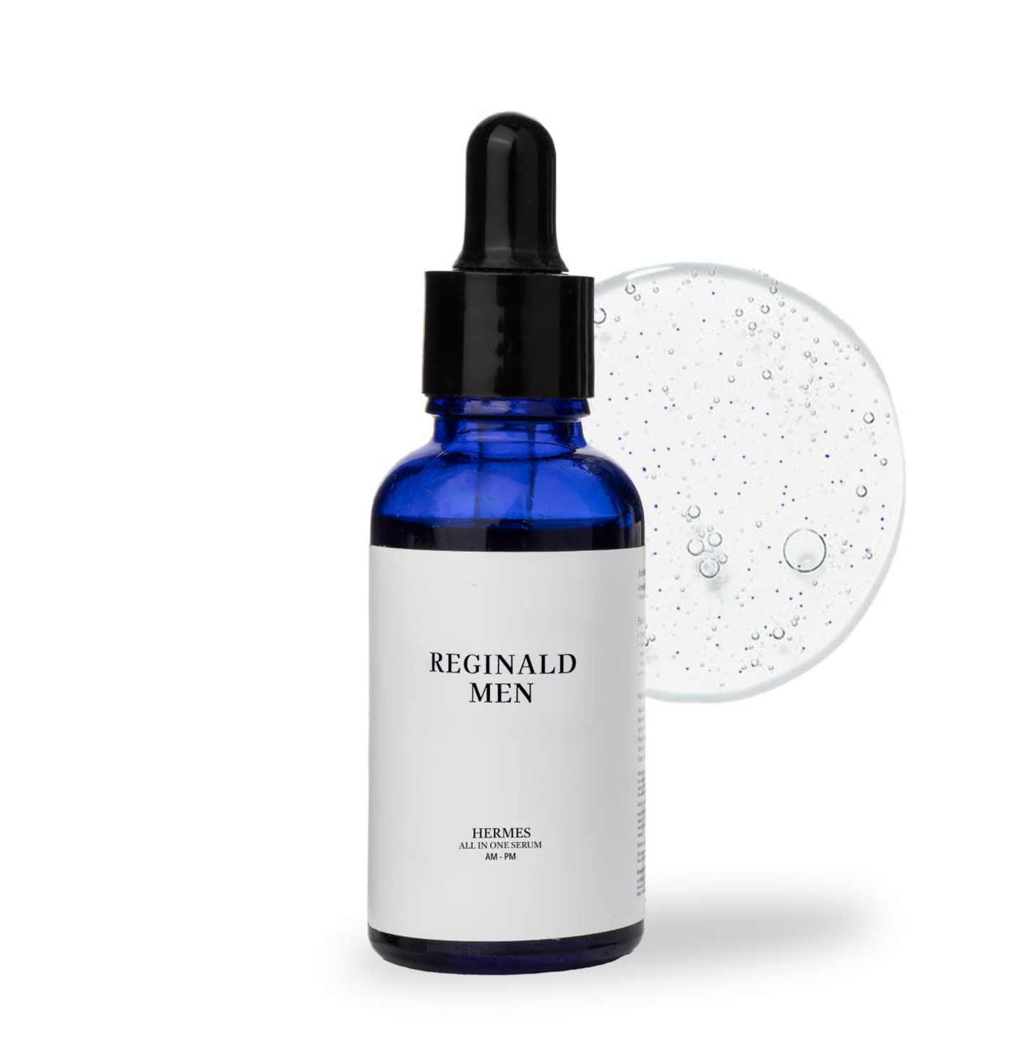 Reginald Men Hermes (30 ml) | All-in-One Face Serum for Skin & Beard Health | Multi-Functional Face & Beard Care | Hydrates, Nourishes & Strengthens | Clinically Proven Formula for Clear, Healthy Skin & Beard
