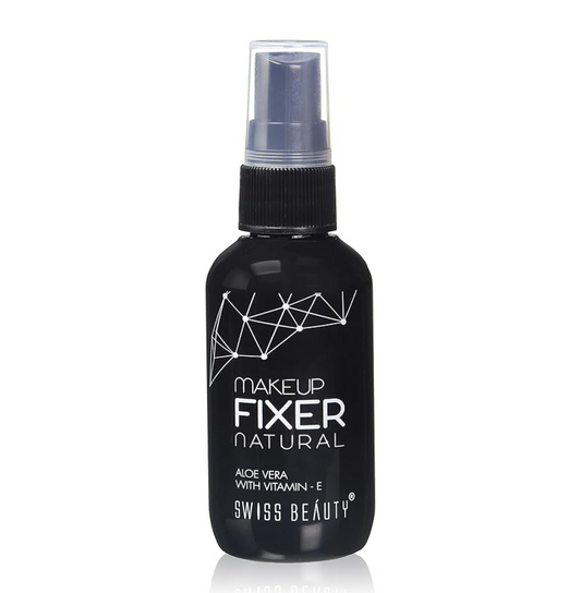 Swiss Beauty Long lasting Misty Finish Professional Makeup Fixer Spray for Face makeup | With Aloe Vera and Vitamin- E | Light weight, quick dry makeup Setting spray |70 ML|