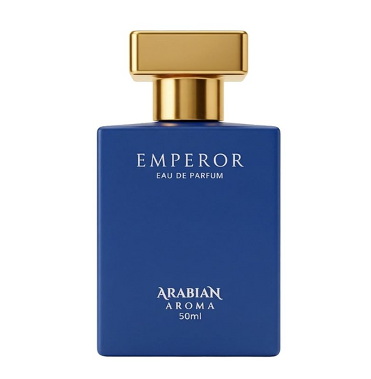 Arabian Aroma Emperor Eau de Parfum, Fresh Citrus, Lavender & Tonka Bean Long Lasting Luxury Perfume, 50ml.