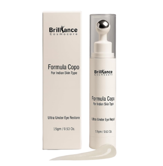 Brilliance Advance Under Eye Serum for Dark Circles & Puffiness â€“ Hydrating Anti-Aging Formula with Peptides,Niacinamide & Hyaluronic Acid | Dermatologist Tested | 15gm