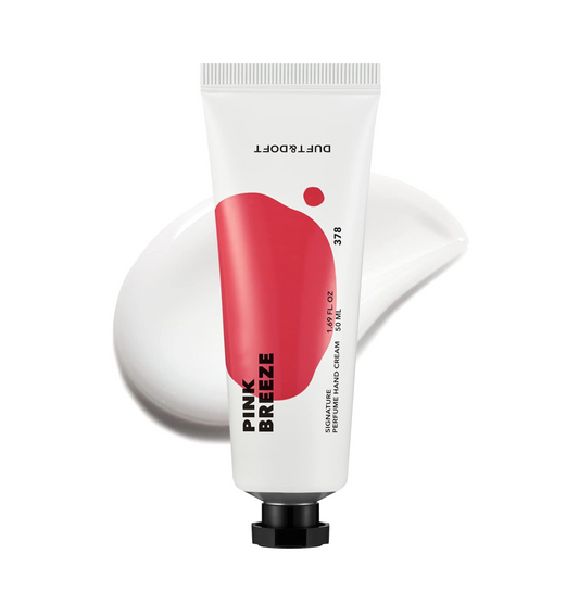 Duft & Doft Pink Breeze Signature Perfume Hand Cream (50g) â€“ Hypoallergenic & Non-Greasy, Long-Lasting Rose & Musk Scent, Fast-Absorbing for Sensitive Skin