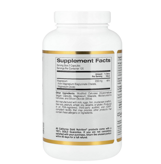 Magnesium Bisglycinate, High Absorption Albion Minerals, 240 Veggie Capsules