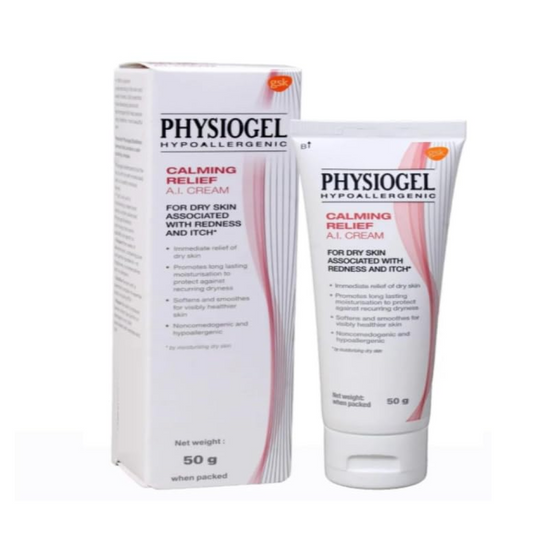 PHYSIOGEL HYPOALLERGENIC AI Cream â€“ 50g Tube Hypoallergenic Moisturizer, 50g Gentle Hydration for Sensitive Skin