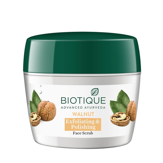 Biotique Walnut Exfoliating & Polishing Face Scrub, 175g