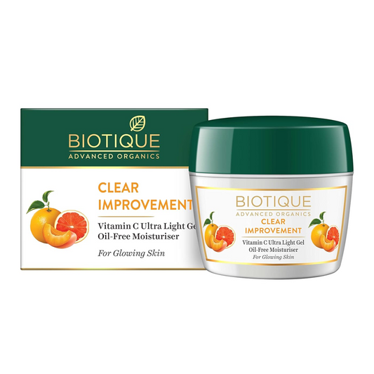 Biotique Advanced Organics Clear Improvement Vitamin C Ultra Light Gel Oil-Free Moisturiser 175Gm