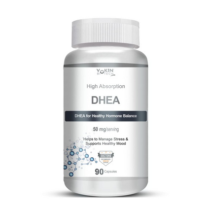 Vokin Biotech DHEA 50mg | Supports Healthy Mood | 90 Capsules