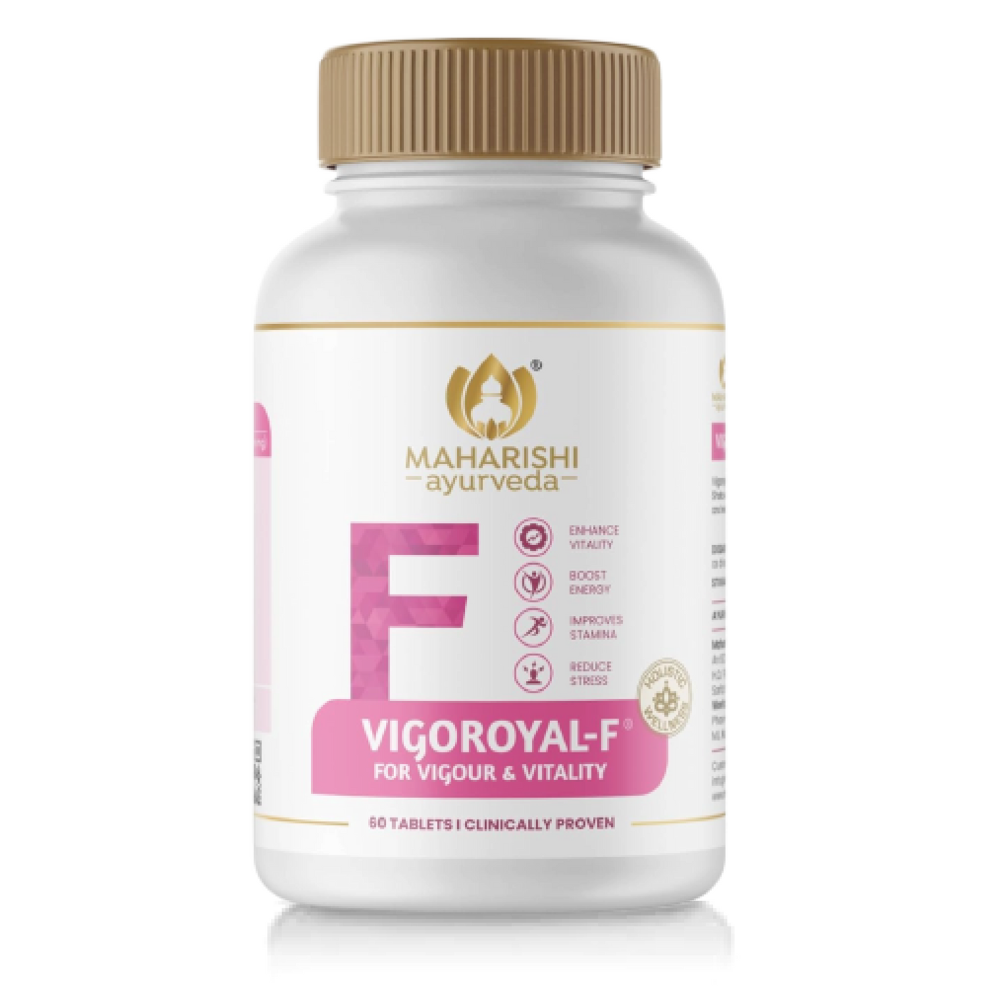 Maharishi Ayurveda Vigoroyal F - Ayurvedic Revitaliser for Women | Supports Reproductive Health| Made with Time-tested Herbs | 60 Tablets