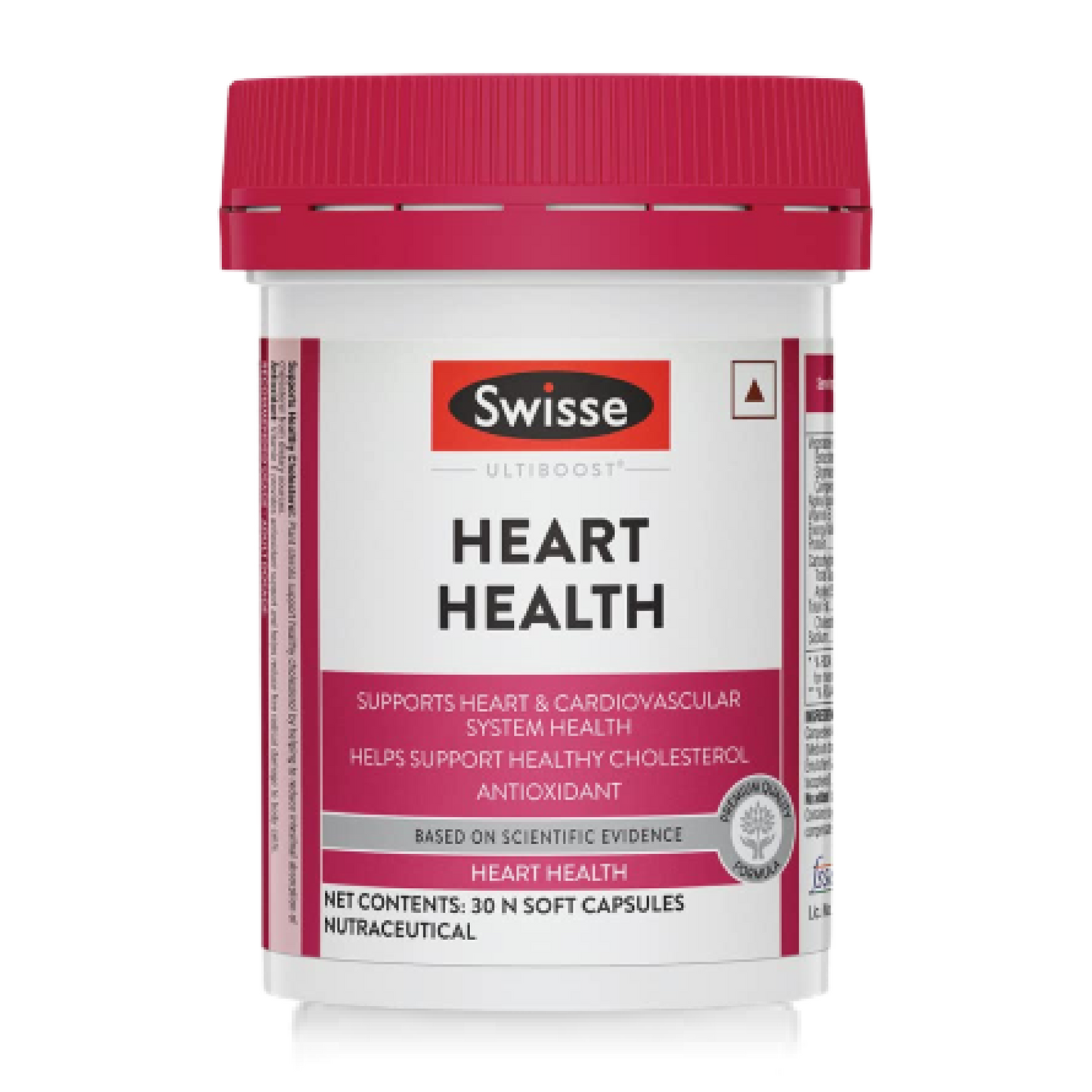 Swisse Heart Health â€“ For Healthy Heart and Cardio Vascular Health, Supports Healthy Cholesterol Level â€“ 30 Tablets