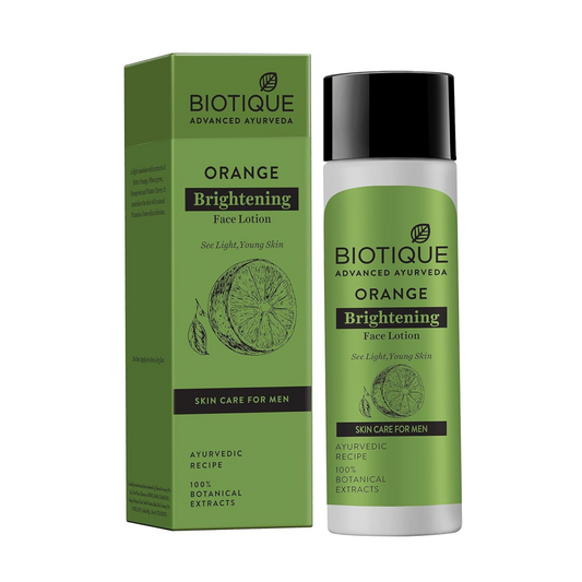 Biotique Bio Orange Whitening Face Lotion for Men, 120ml