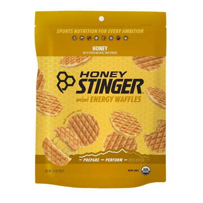 Honey Stinger Organic Mini Honey Waffles | Energy Stroopwafel for Exercise, Endurance and Performance | Sports Nutrition for Home & Gym, Pre and Post Workout | 1 Bag, 5.3 Ounce
