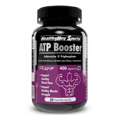 HealthyHey Sports ATP Booster - 400mg per serving - 30 Vegetable capsules