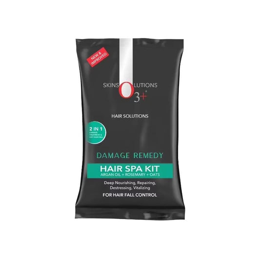 O3+ Hair Spa Kit Infused with Argan Oil, Rosemary & Oats for Fall Control, Deep Nourishing & Repairing