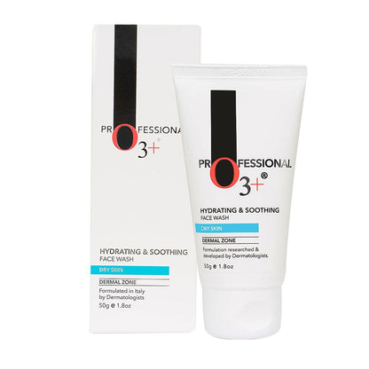 O3+ Hydrating & Soothing Face Wash with Aloe Vera and Cucumber Extracts, 50g