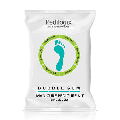 O3+ Pedilogix Bubblegum Manicure Pedicure Kit for Hand and Feet Lightening, Softening and Massage (1 Pc, 65 g)